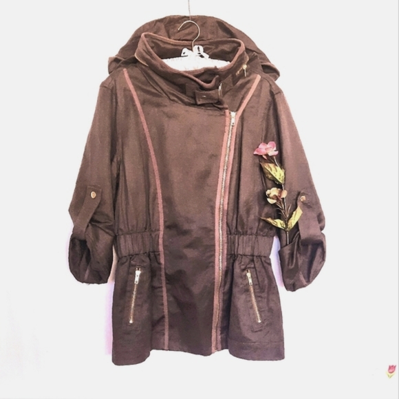 FRENCH CONNECTION Brown Linen Jacket - Picture 7 of 12